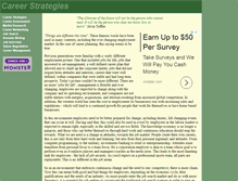 Tablet Screenshot of careerstrategy.org